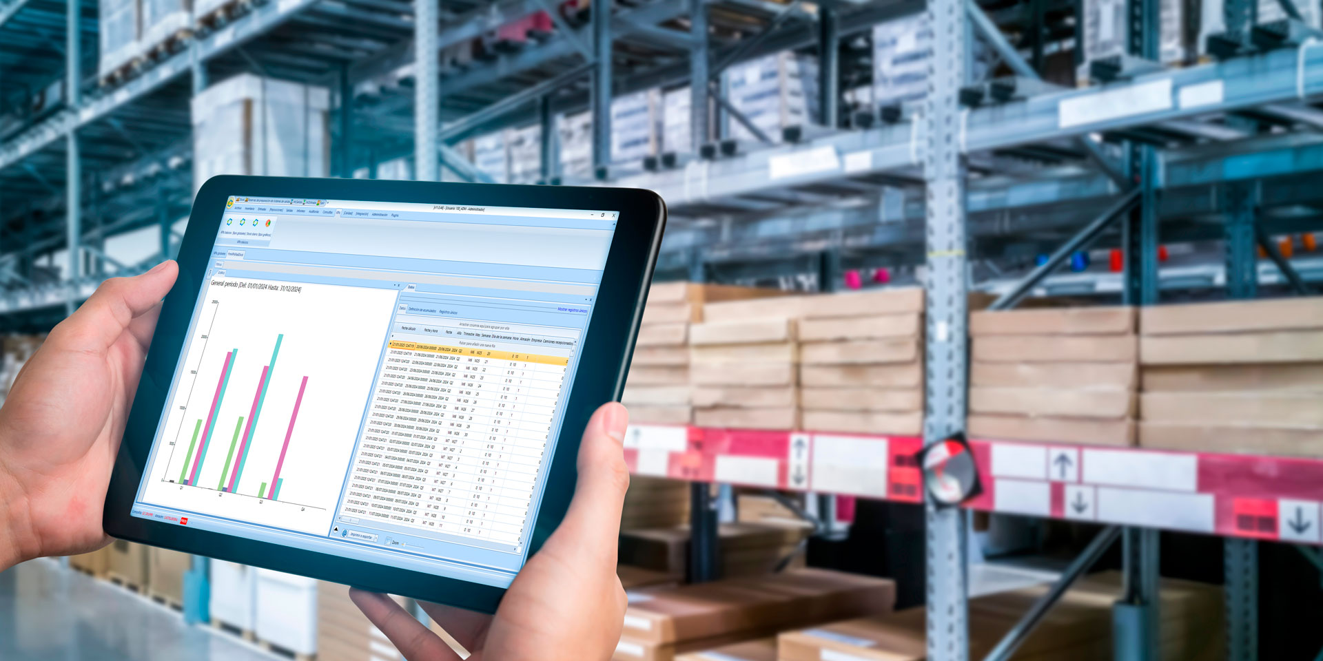 Software logístico para visibilidad de datos